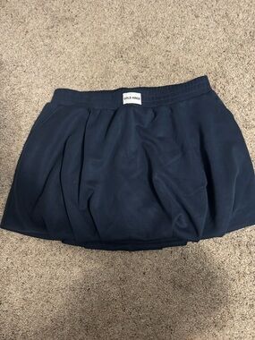 Never Worn Nacy Blue Goldhinge Bubble Skort